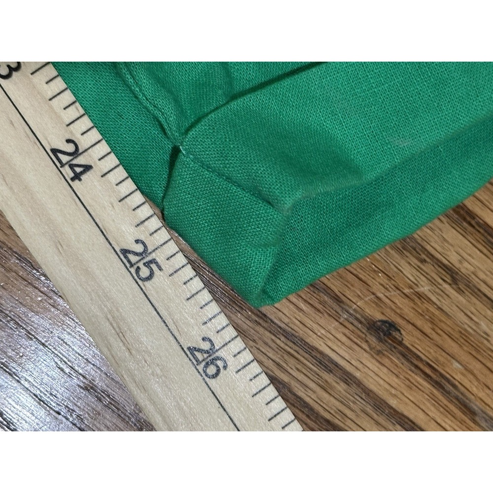 J Crew Pants Womens Size 6 Kelly Green Cotton Linen Pull On‎ Drawstring - Picture 9 of 9